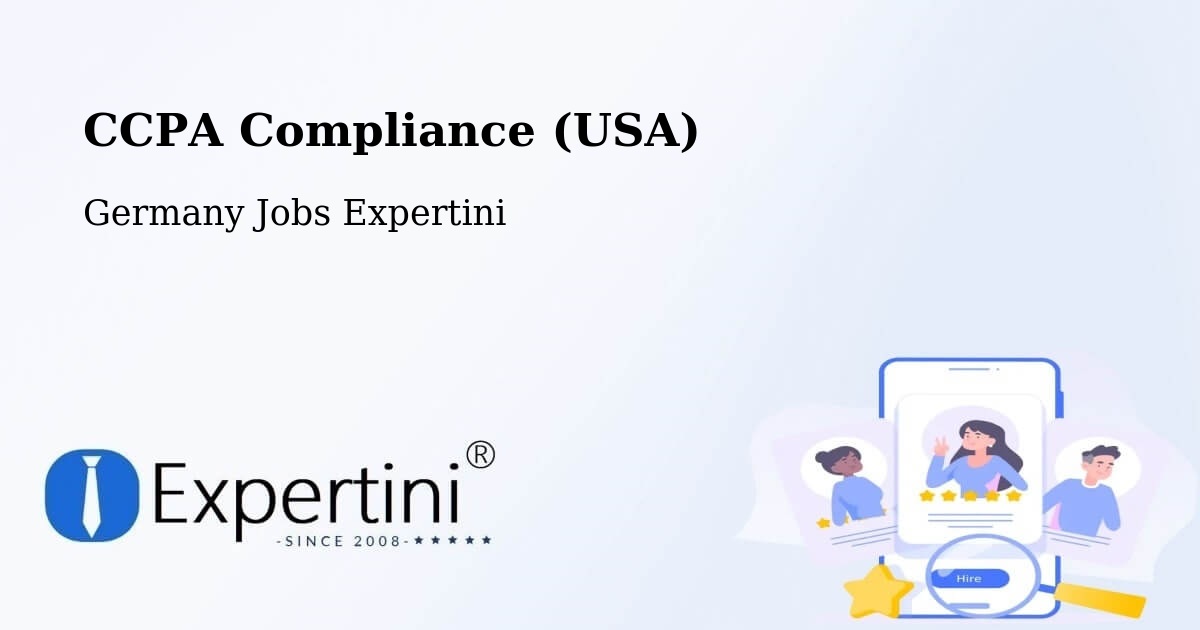 CCPA Privacy Rights & Compliance Notice – Dömitz - Germany Jobs Expertini