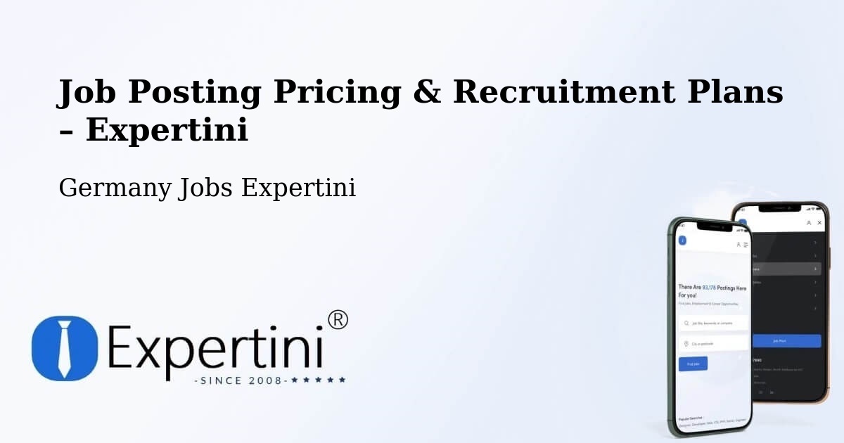 Job Posting Pricing & Recruitment Plans – Dömitz - Dömitz, Germany Jobs Expertini
